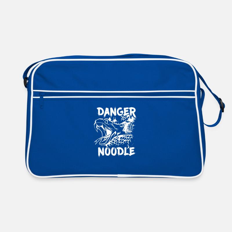 Snake Danger Noodle saying funny Retro Bag