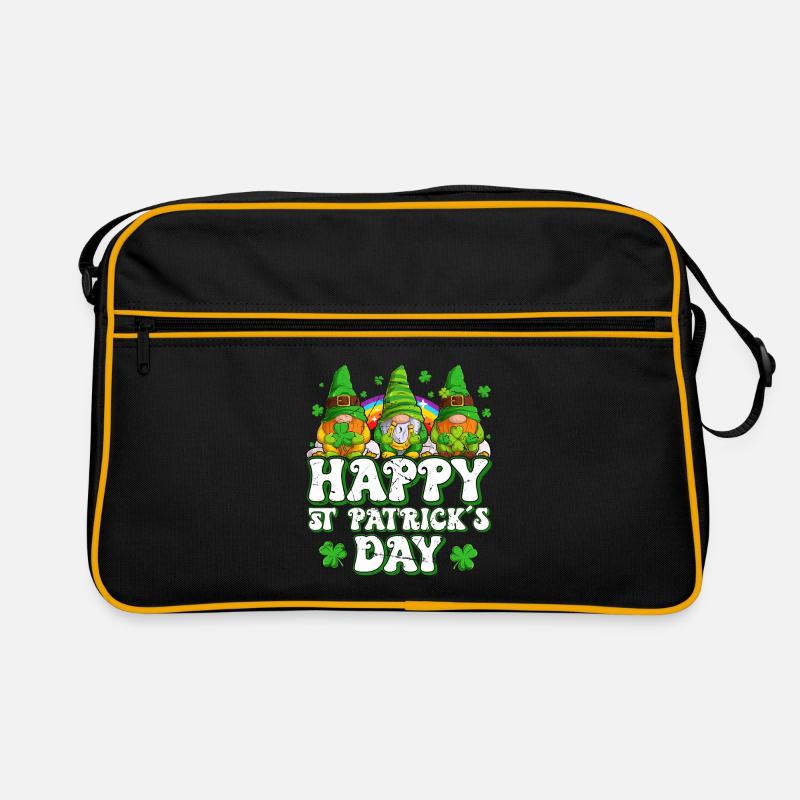 Saint-Patrick Elfes irlandais Gnome Sac Retro