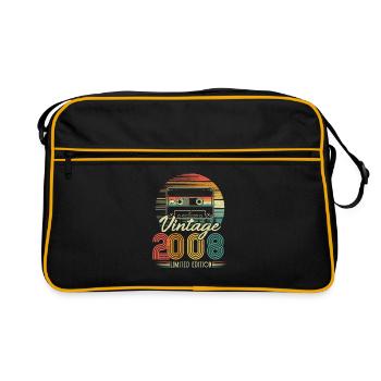 2008 Anniversaire Perspektive - Sac Retro - noir/or - Devant