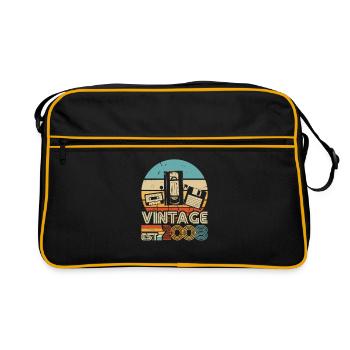 2008 Birthday Perspective - Retro Bag - black/gold - Front