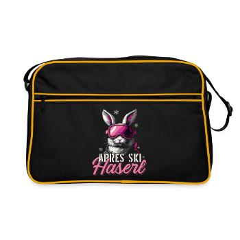 Après Ski Bunny Skier Après Ski Party Women - Retro Bag - black/gold - Front