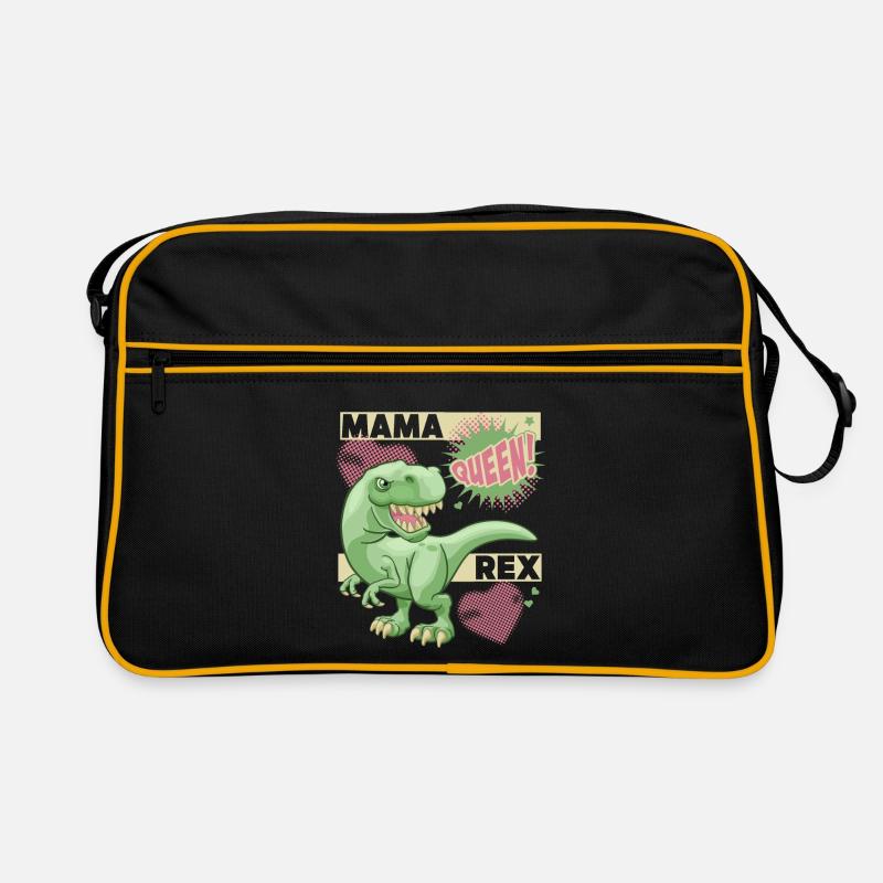 Mama dinosaur, mama dinosaur, funny saying Retro Bag