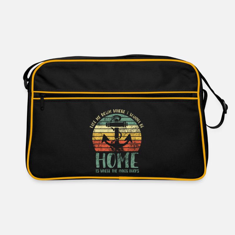 Bring mich da hin, wo ich sein will - Anker werfen Retro Tasche
