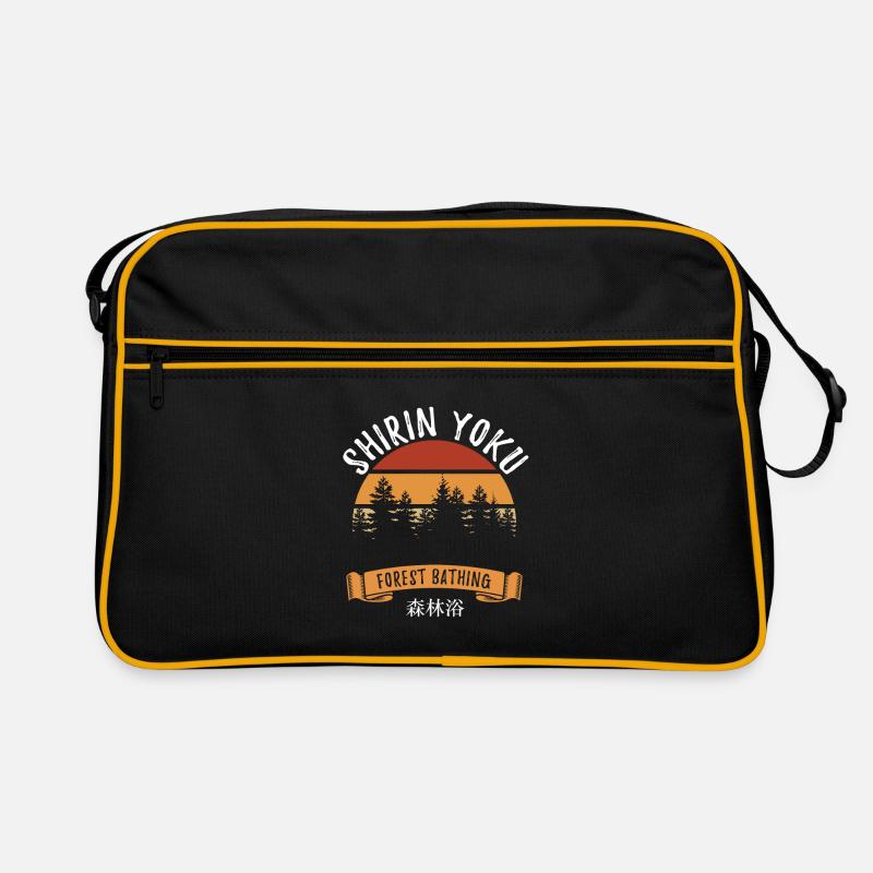 Shinrin yoku - Forest bathing - Forest meditation Retro Bag