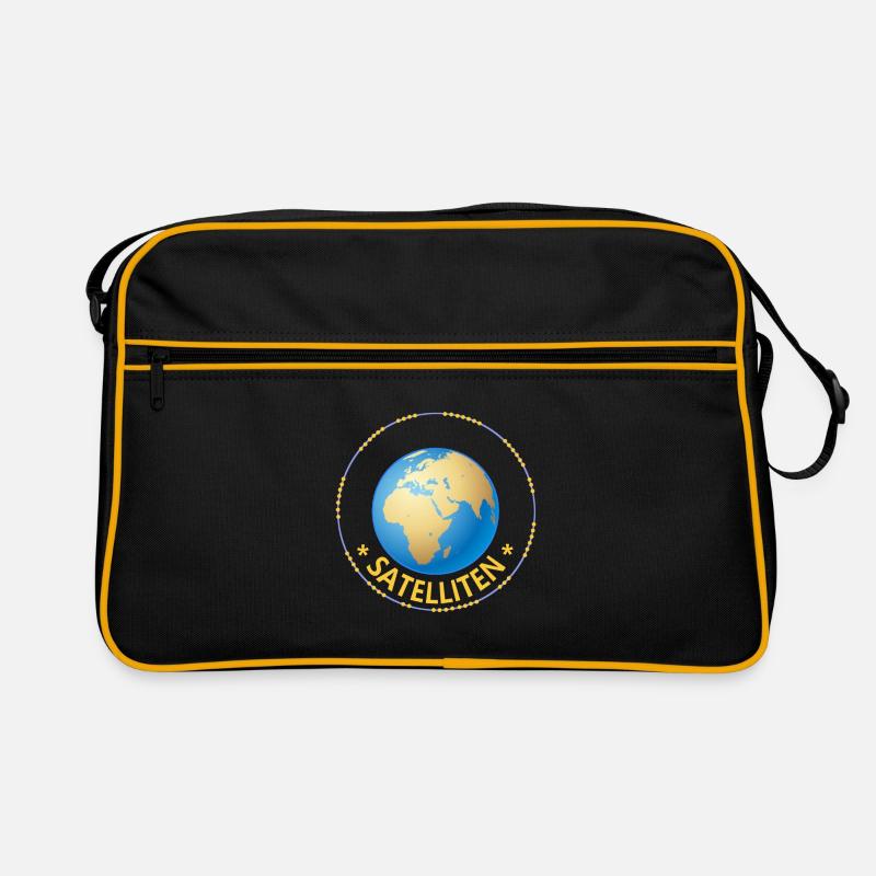 Satellite, terre Sac Retro