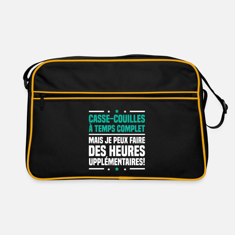 Casse couilles à temps complet Sac Retro