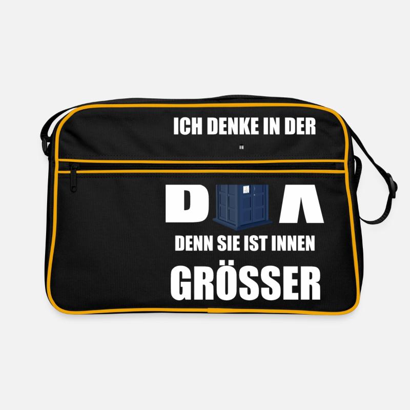 Sie ist innen grösser Retro Tasche