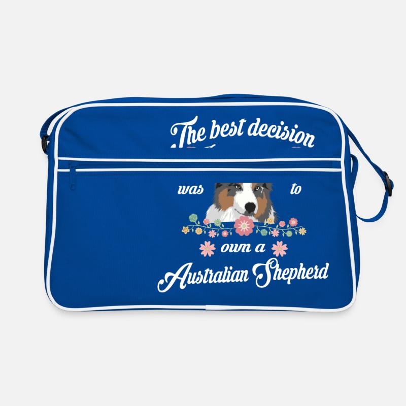 Australian Shepherd Retro Tasche