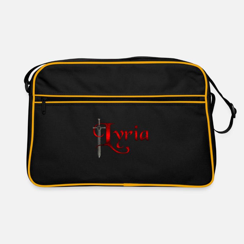 Lyria RPG Server Sword Medieval Logo Retro Bag
