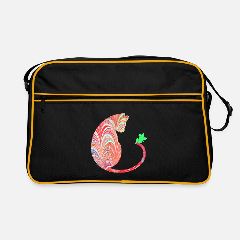 cat with fee e 106 Retro Bag