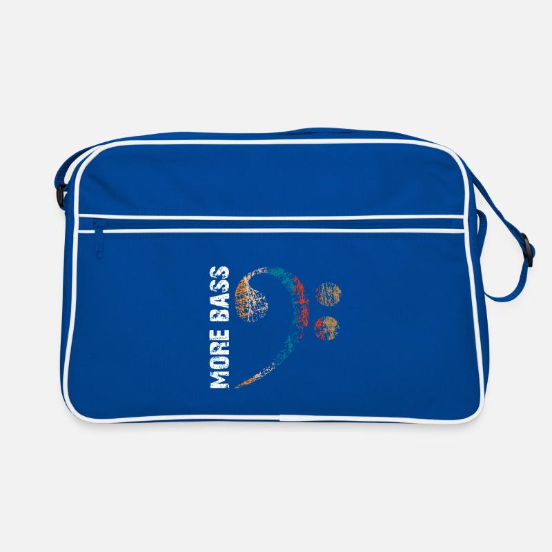 Plus de basses s’il vous plaît, grosse clé de fa Sac Retro