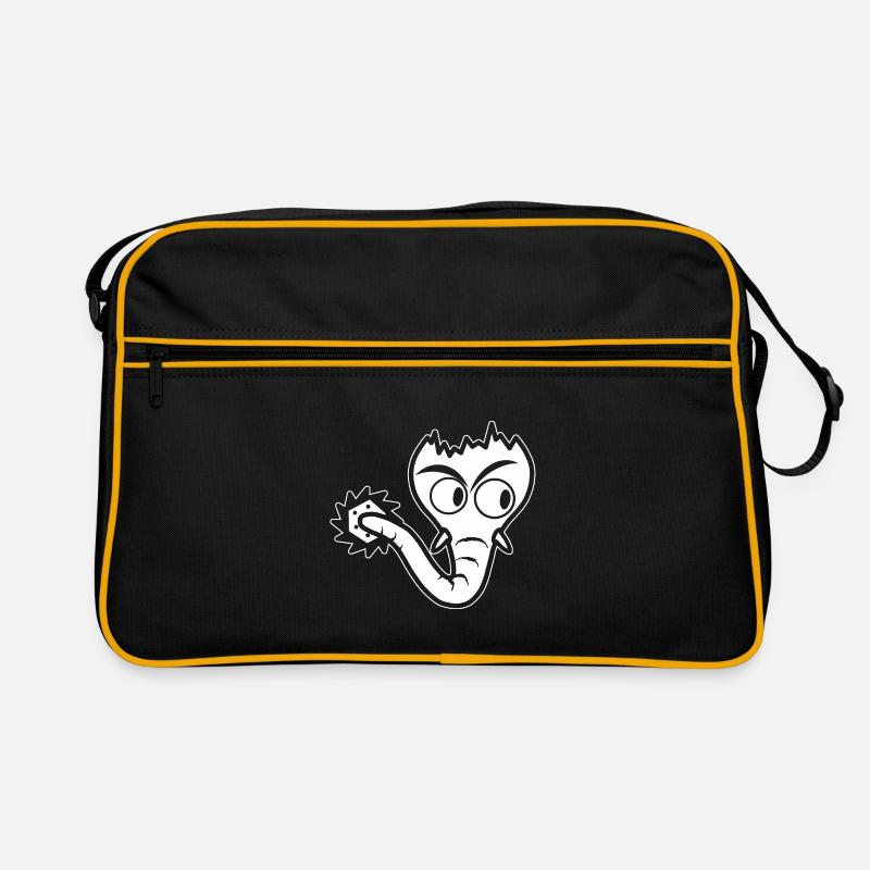 Le drôle bizarre imaginatif Sägofant Sac Retro