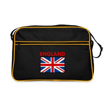 angleterre - Sac Retro - noir/or - Devant