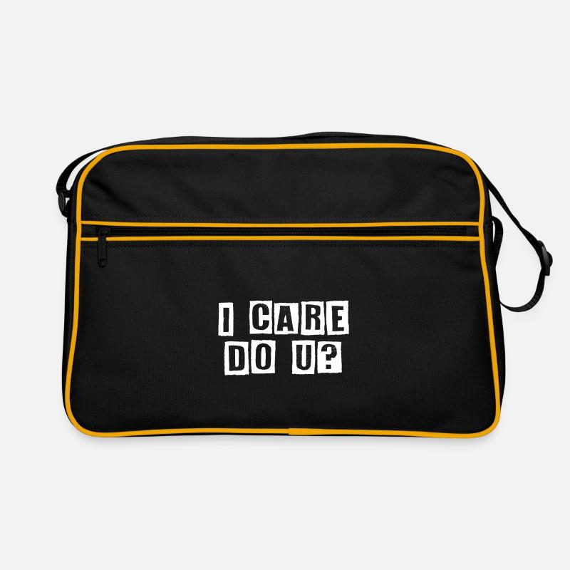 Ich helfe - ich kümmere mich - ich sorge mich Retro Tasche