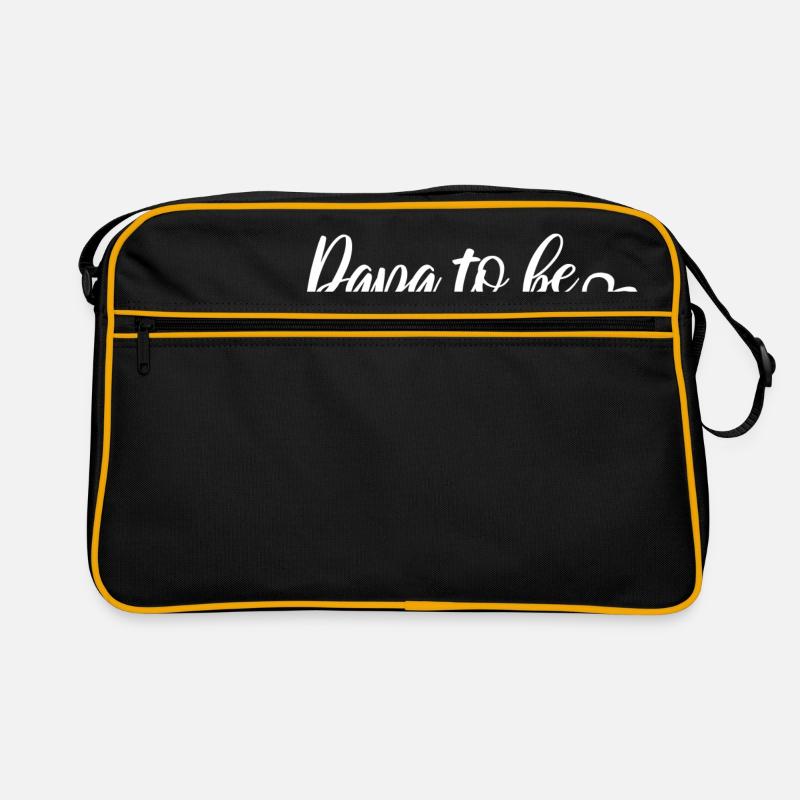 Papa to be - werdender Vater mit Herz Retro Tasche