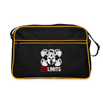 Fitness trainer - Sac Retro - noir/or - Devant