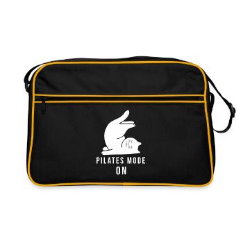 Pilates mode on - Retro Bag - black/gold - Front