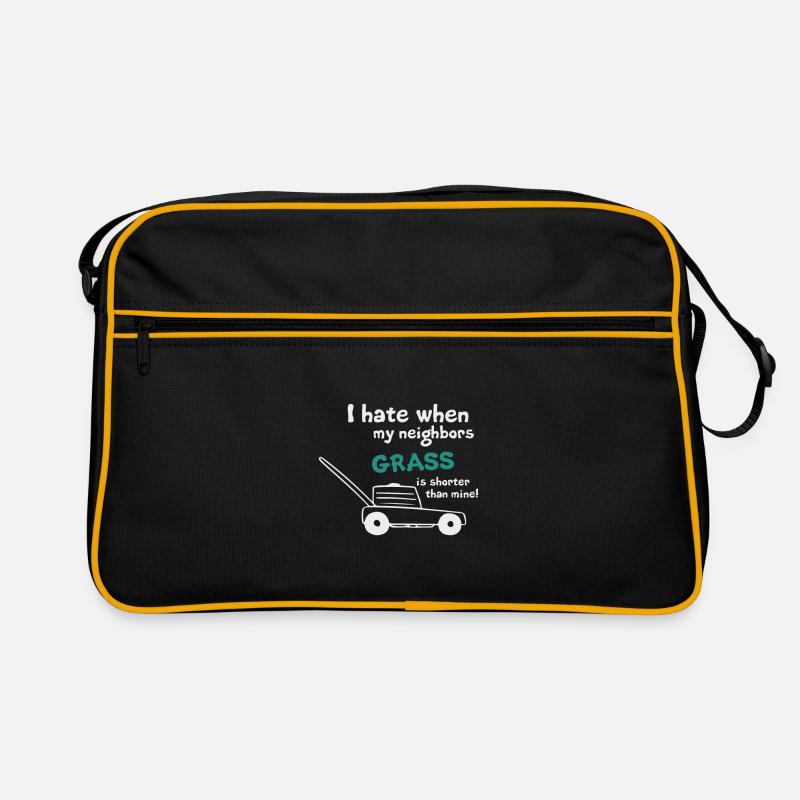 Mähen Sie das Gras Retro Tasche