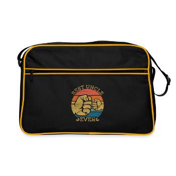 Meilleur oncle - Sac Retro - noir/or - Devant