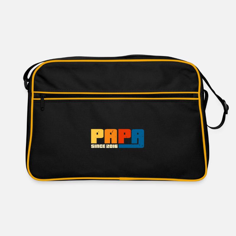 Papa seit 2016 Retro Tasche