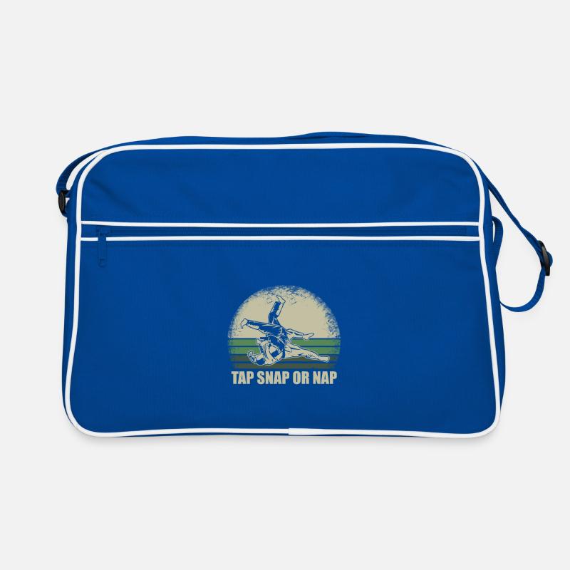 Jiu-Jitsu-Nickerchen Retro Tasche