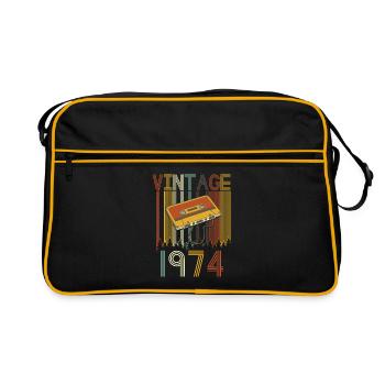 Vintage 1974 Retro - Sac Retro - noir/or - Devant