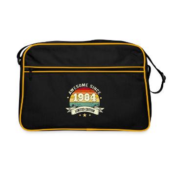 Awesome Since 1984 - Retro Bag - black/gold - Front