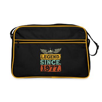 Legend Since 1977 - Sac Retro - noir/or - Devant