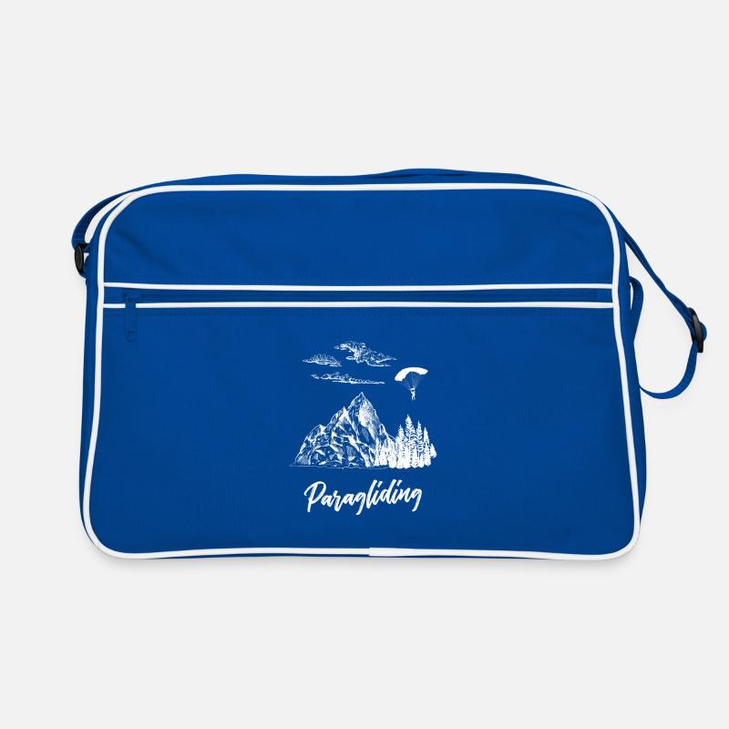 Paragliding Mountains Retro Bag