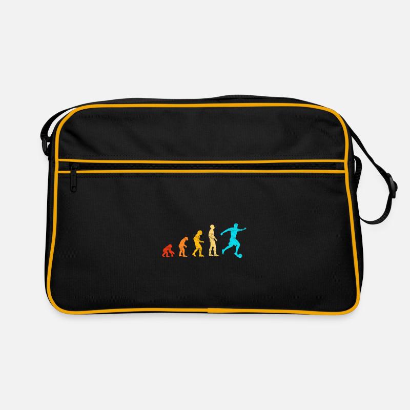 Football evolution - Retro Bag - black/gold