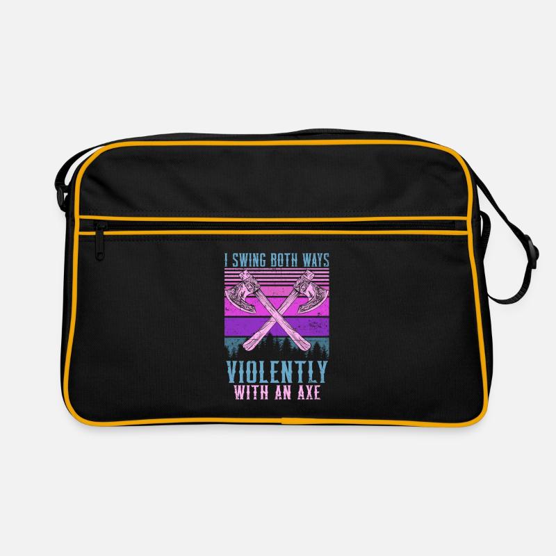 Swing Both Ways Violently With An Ax Retro Bag