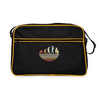 Cello Evolution - Retro Tasche - Schwarz/Gold - Vorne