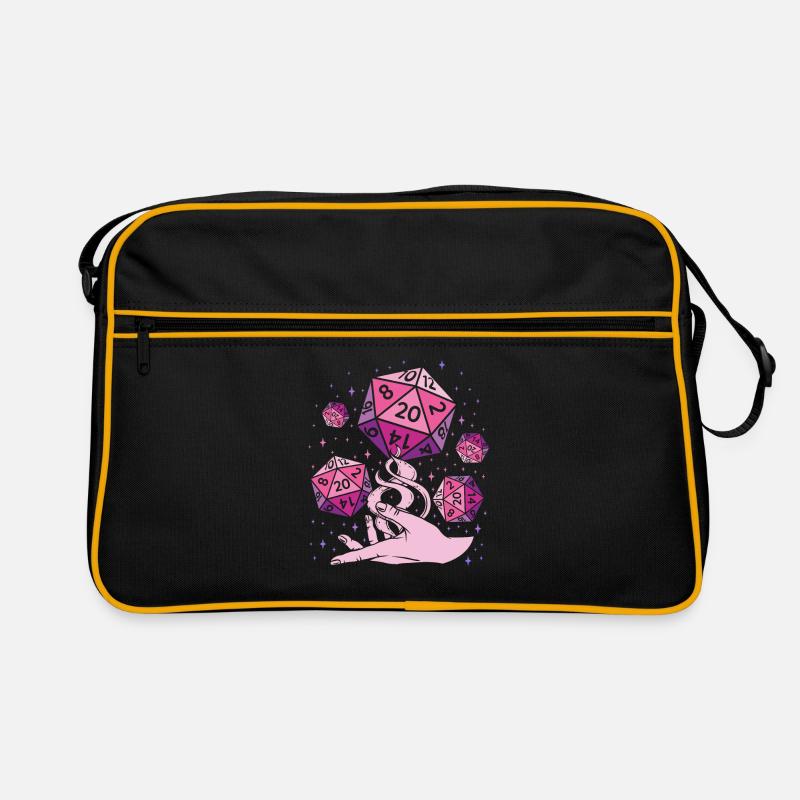 Fantasy Dice Retro Tasche