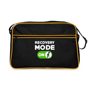 Recovery Mode On Injury Leg - Retro Bag - black/gold - Front