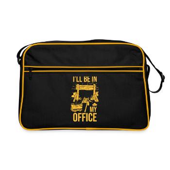 I'll Be In My Office - Retro Bag - black/gold - Front