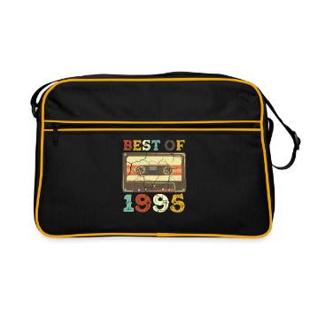 Best 1995 Cassette - Retro Tasche - Schwarz/Gold - Vorne