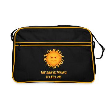 sun - Retro Bag - black/gold - Front