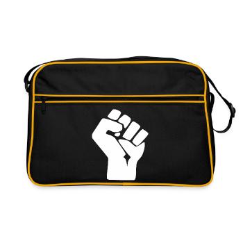 fist - Retro Bag - black/gold - Front