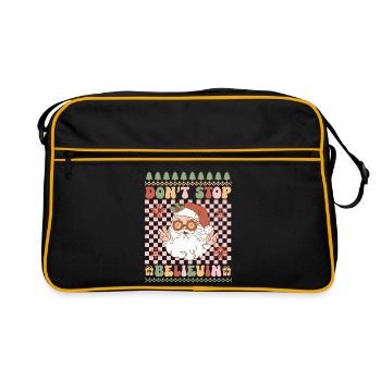 Pull de Noël moche - Sac Retro - noir/or - Devant