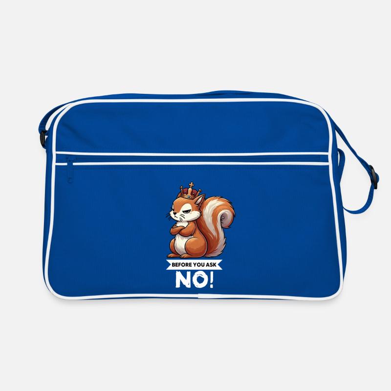 Before You Ask Eichhörnchen Eichhorn Nagetier  Retro Tasche
