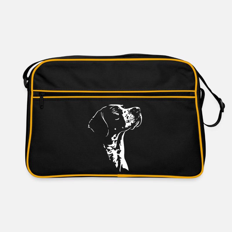 Chiens de chasse à silhouette pointer anglais Wilsigns Sac Retro