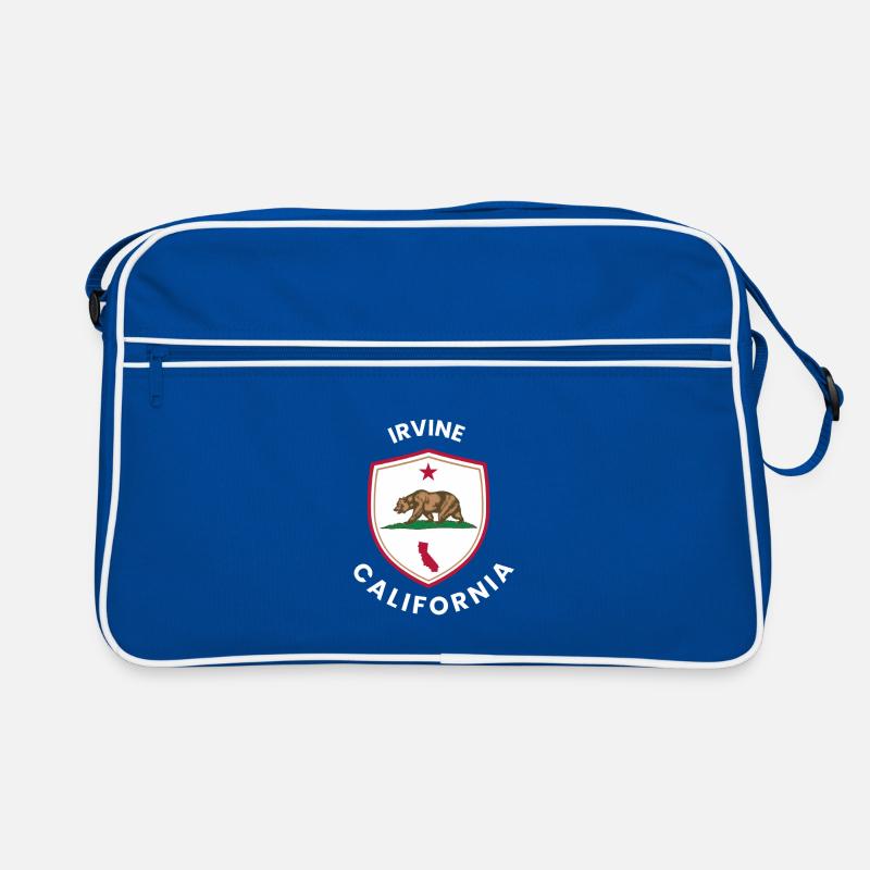 Irvine CA Bear Shield Emblem Retro Bag