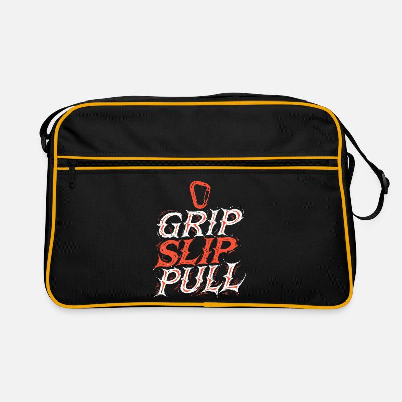 Grip Slip Pullover Dynamische Typografie Retro Tasche