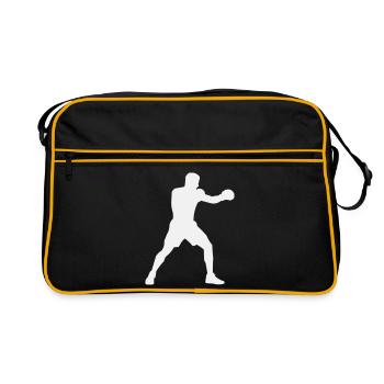 Boxsilhouette Power Boost - Retro Bag - black/gold - Front