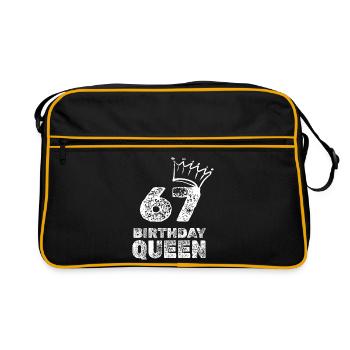 Birthday 67 - Retro Bag - black/gold - Front