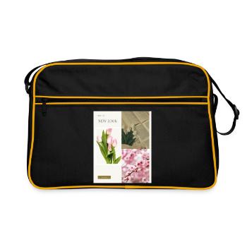 Beige_Minimalist_Fashion_New_Look_Instagram_Pos - Retro Tasche - Schwarz/Gold - Vorne