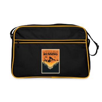 TrailRunning Trail Running Trailrunner Course en montagne - Sac Retro - noir/or - Devant