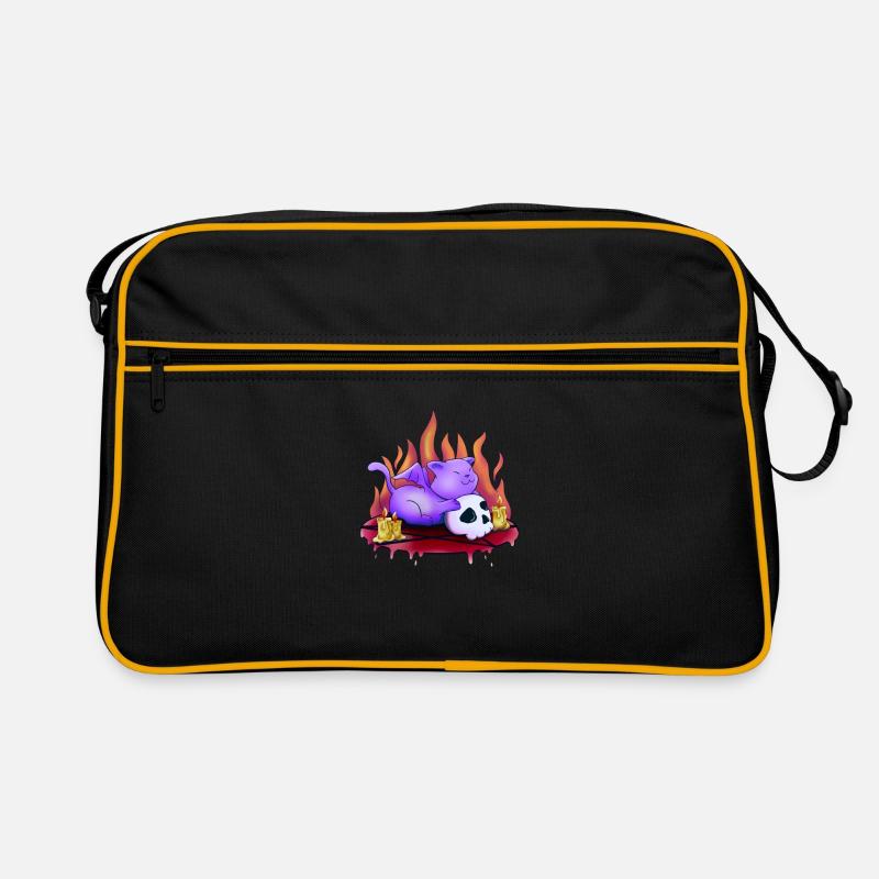 Kawaii Katze Pastel Goth Kätzchen Anime Ästhetik Retro Tasche