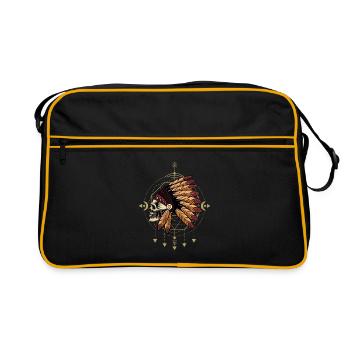 Indian Heritage Indian Dream Catcher - Retro Bag - black/gold - Front