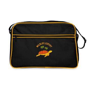 Wilderness Expert Turtle Zookeeper Zoo - Sac Retro - noir/or - Devant